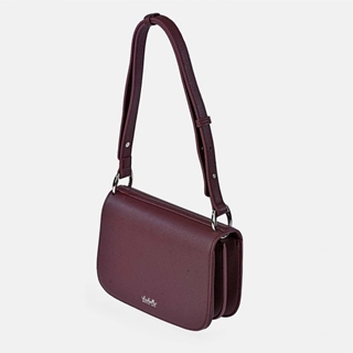 Bolso "EL CABALLO" un asa hombro regulable símil piel color burdeos - Imagen 2